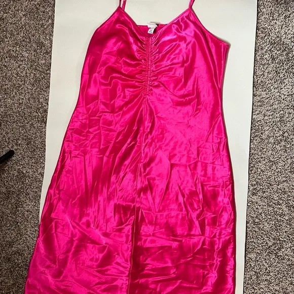 Maxi pink slip dress - Picture 6 of 7